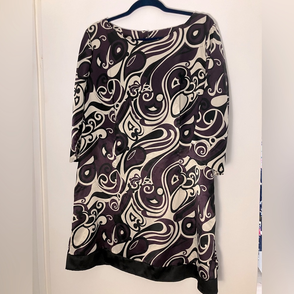 Worthington Stretch, Patterned Dress, L